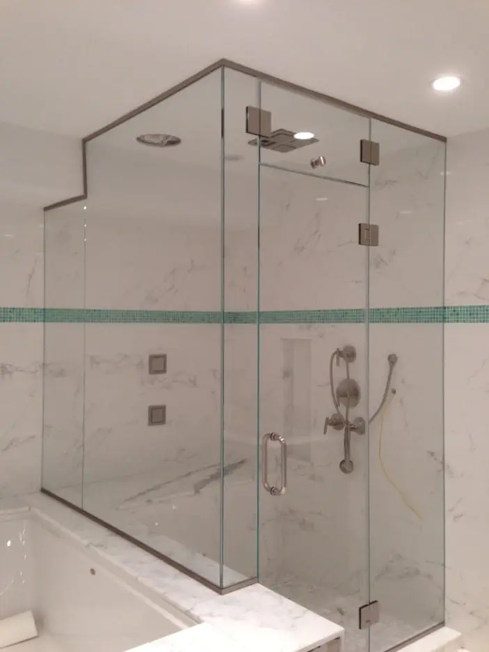 Steam shower door installed by ABC