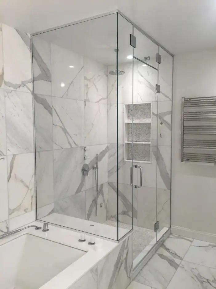 Steam shower door installed by ABC