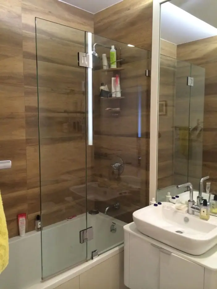 Splash Guards shower door installed by ABC