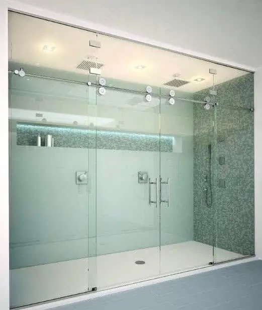 Euroslide shower door installed by ABC