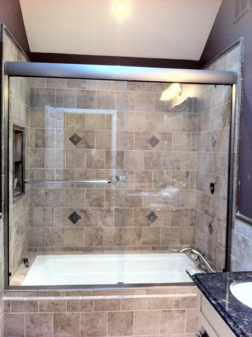 Cottage shower door installed by ABC