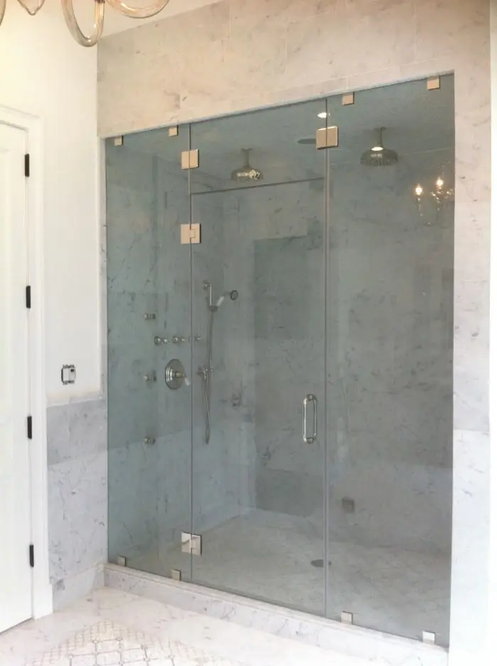 In-Line shower door installed by ABC