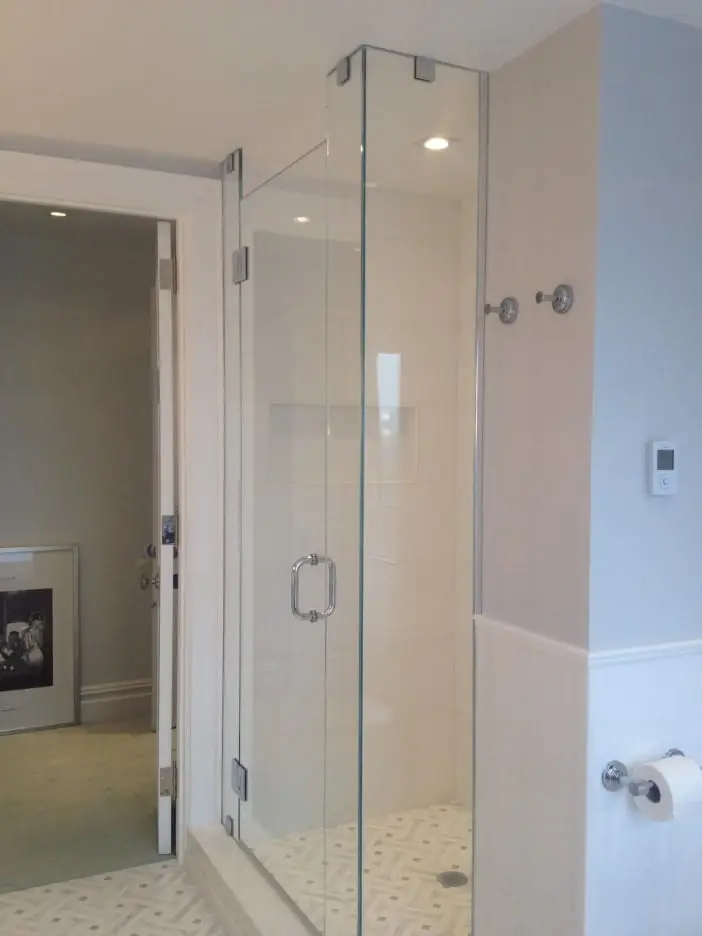 Steam shower door installed by ABC