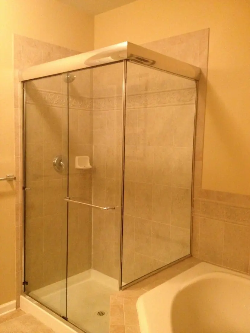 Cottage shower door installed by ABC