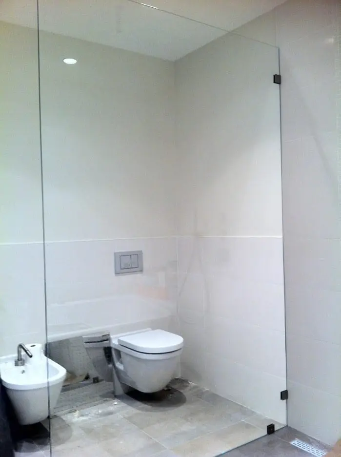 Splash Guards shower door installed by ABC
