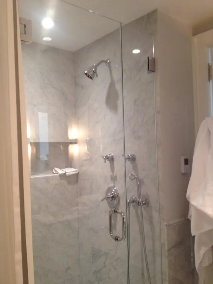 Steam shower door installed by ABC