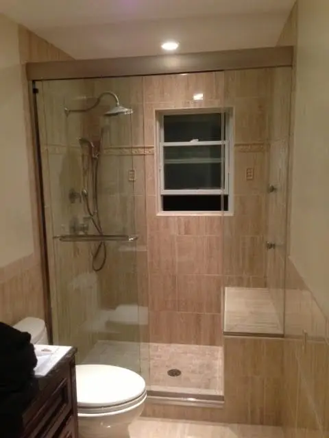 Cottage shower door installed by ABC