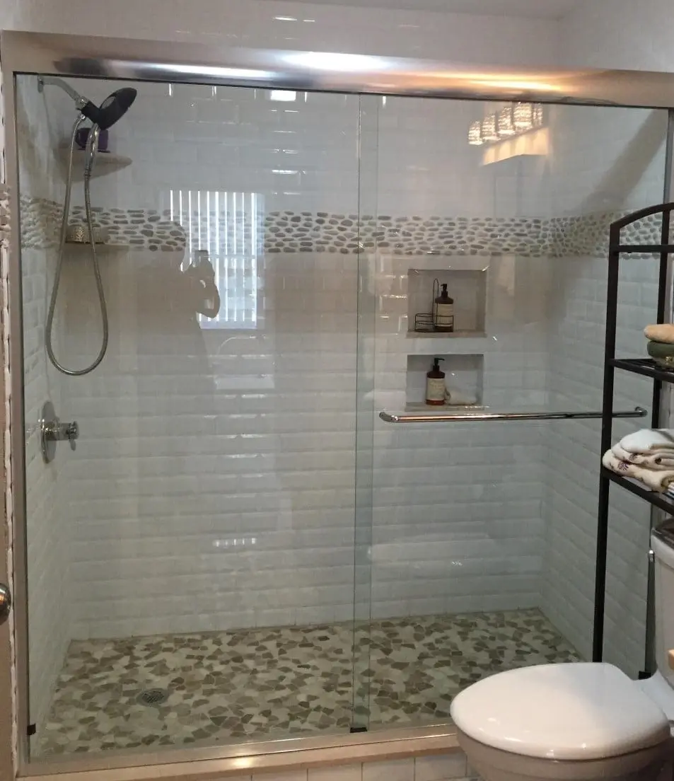 Cottage shower door installed by ABC