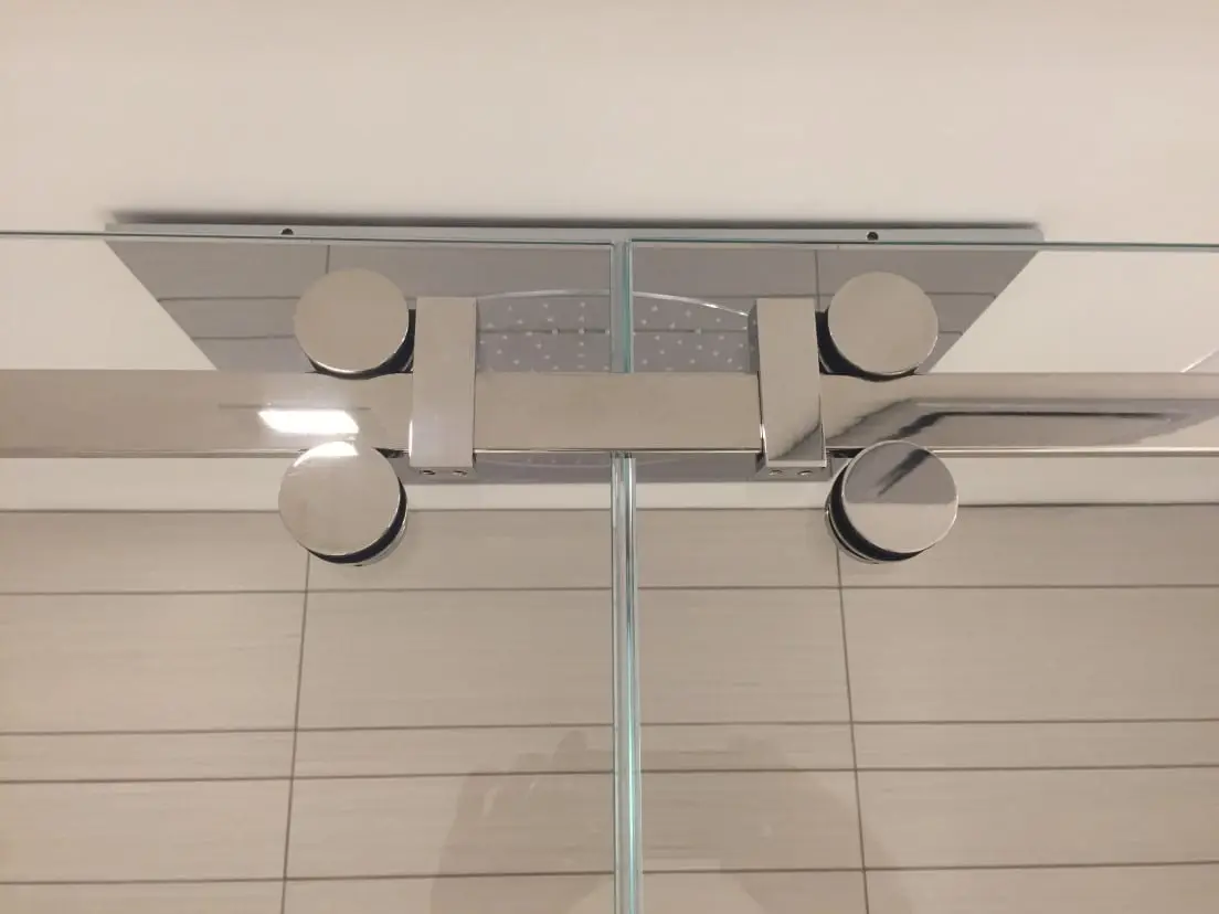 Serenity shower door installed by ABC