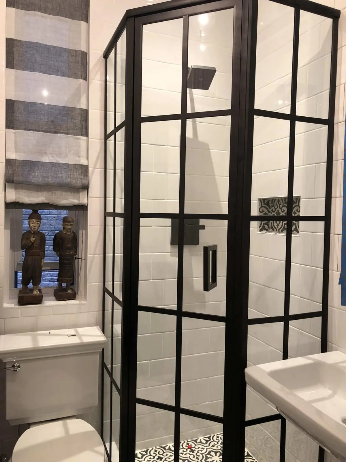 Grid Doors shower door installed by ABC