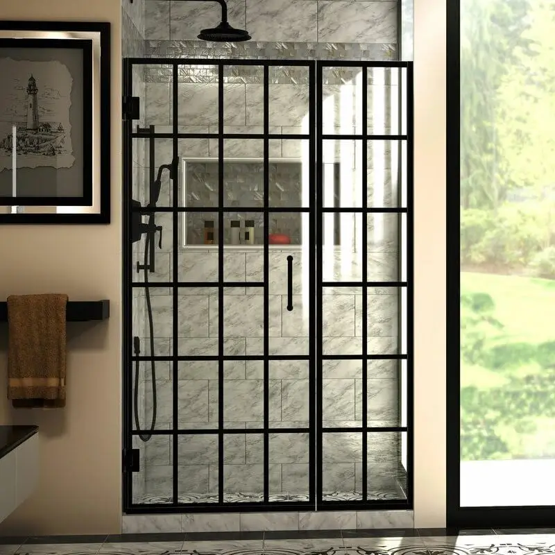 Grid Doors shower door installed by ABC