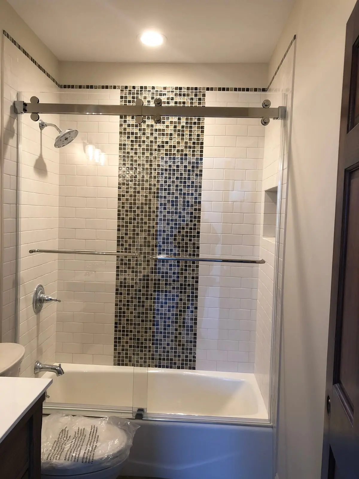 Cambridge shower door installed by ABC