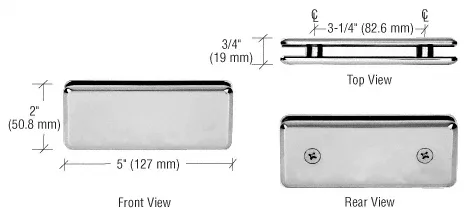 BGC180BN shower door hardware