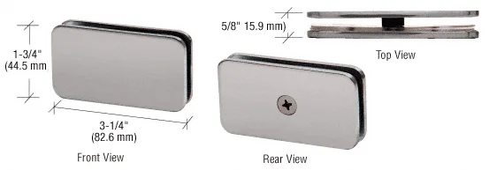 GCB180BN shower door hardware