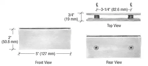 SGC180BN shower door hardware