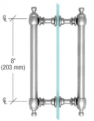 C0L8X8 shower door hardware