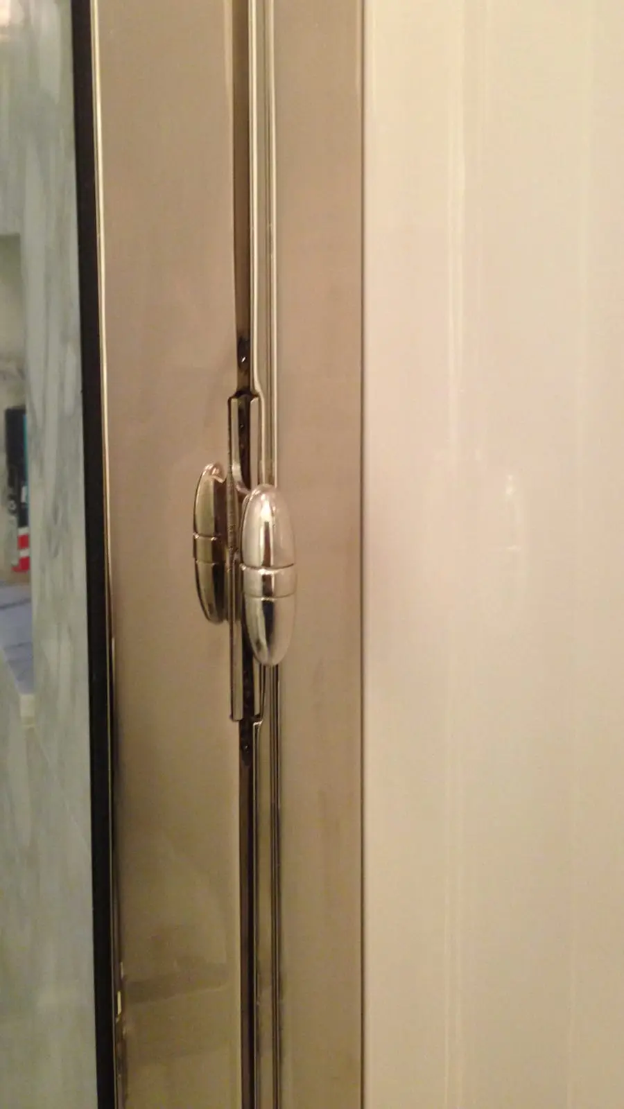 High-End Framed shower door installed by ABC