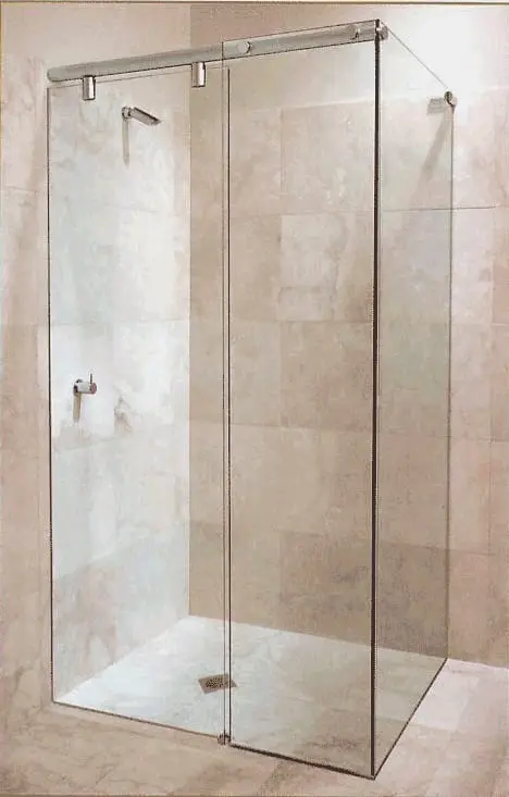 Hydroslide shower door installed by ABC