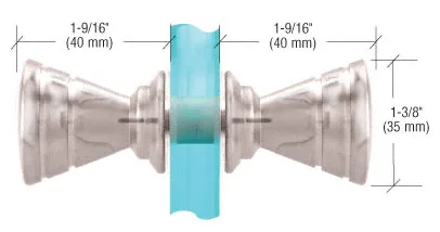 SDK046 shower door hardware