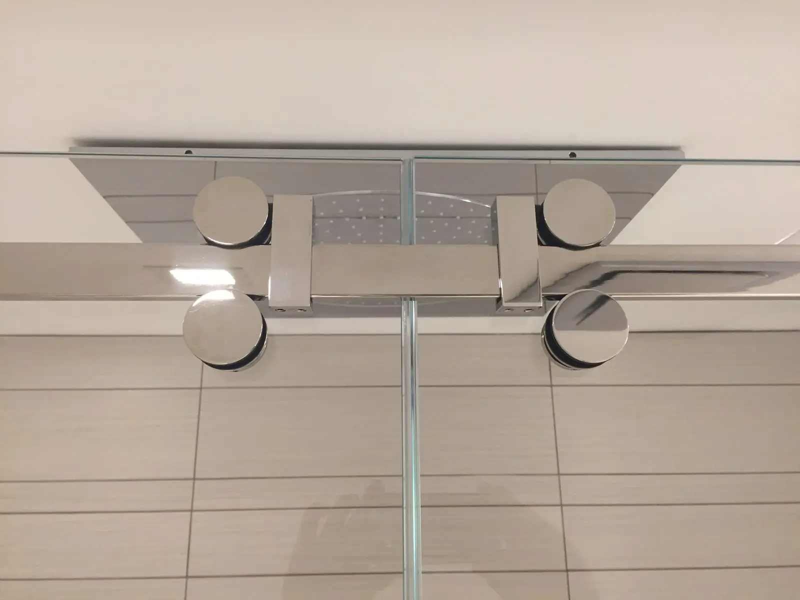 Serenity shower door installed by ABC
