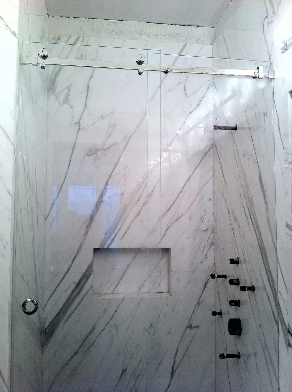 Serenity shower door installed by ABC
