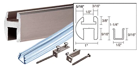 SDH980BN shower door hardware