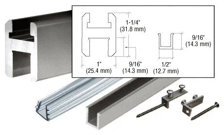 SQH980BN shower door hardware