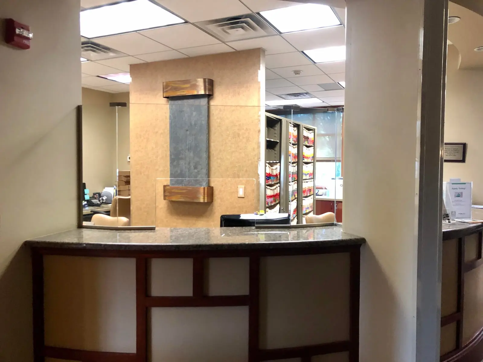 Dental Reception Area Partitions