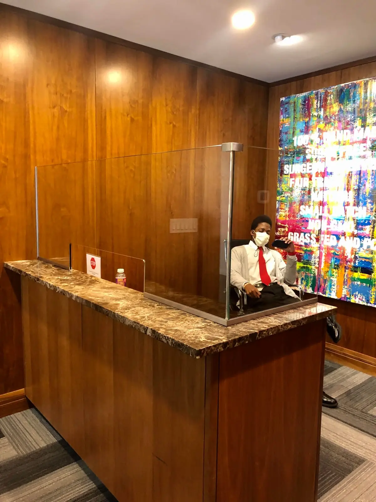 Waiting Area Sneeze Guards
