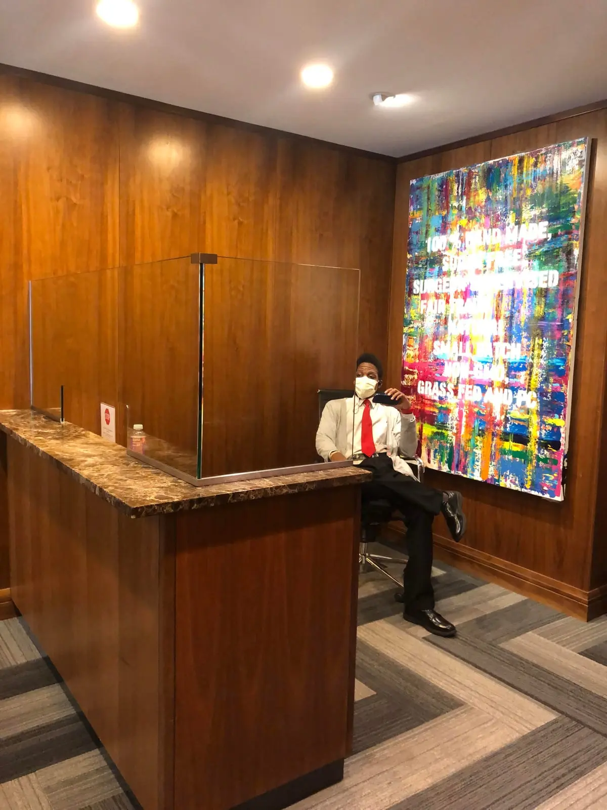 Waiting Area Sneeze Guards