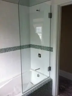 Splash Guards shower door installed by ABC