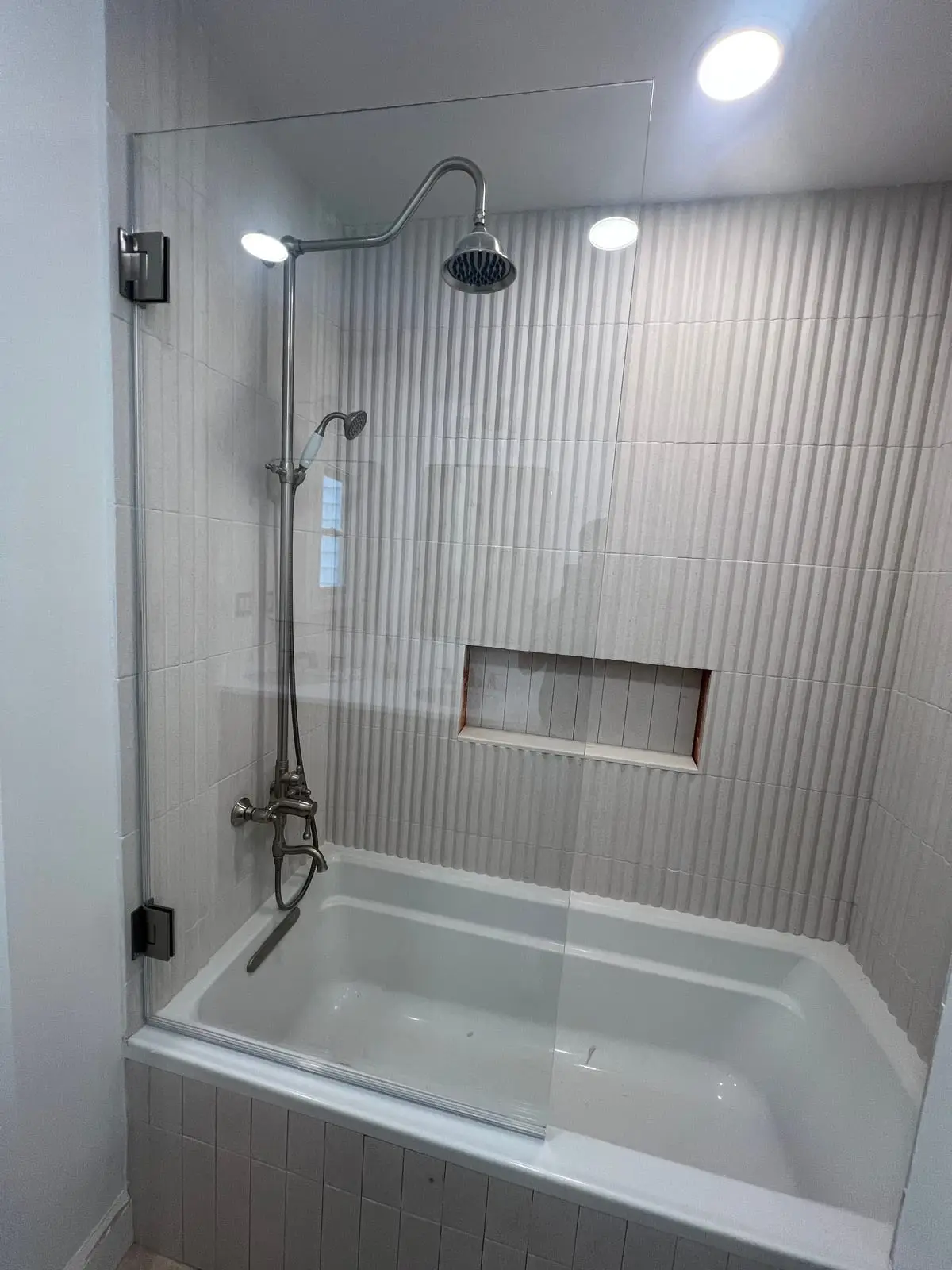 Splash Guards shower door installed by ABC