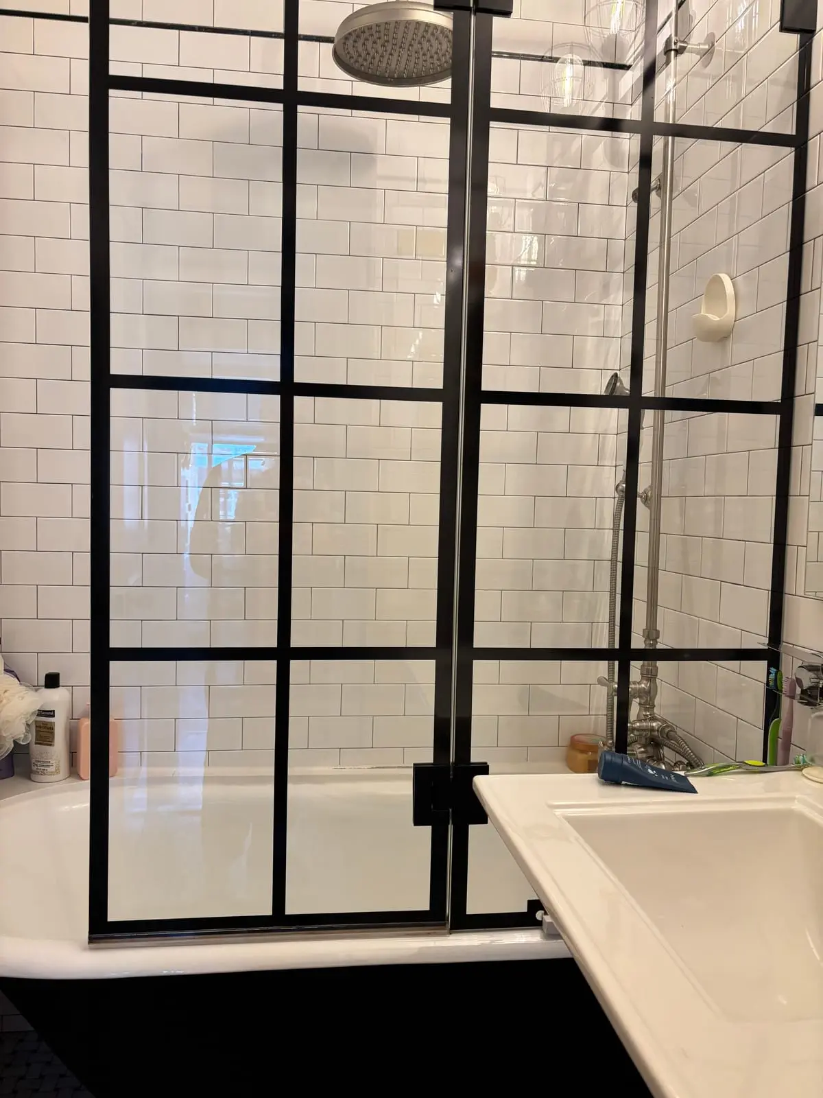 Splash Guards shower door installed by ABC