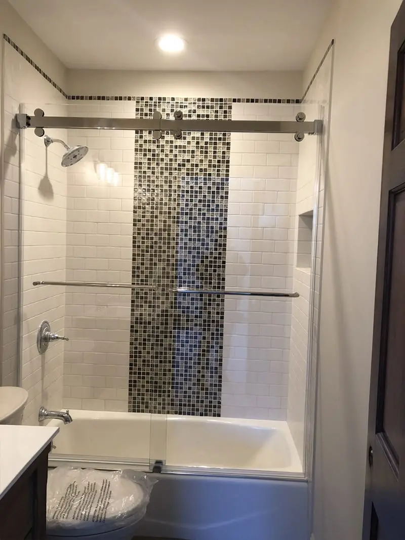 Cambridge shower door installed by ABC