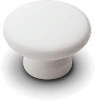 White shower door hardware